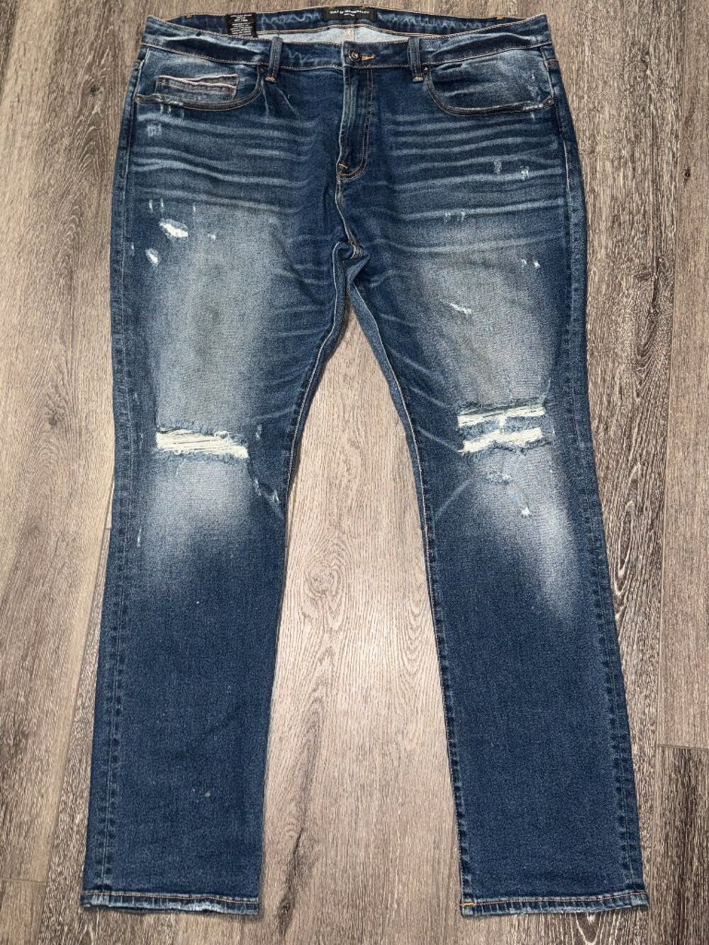 Cult of Individuality Rocker Slim Distressed Jeans Mens 40x33